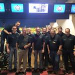 Tearing up the lanes at the bowling alley...