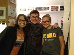 Josh didn't have a picture with Abdul (not his real name), so a shot of him and his sisters will have to do.