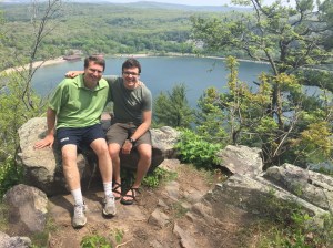On a family trip to Devil's Lake last week